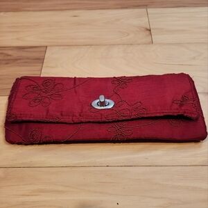 KB Vintage Elegant Red Clutch Bag